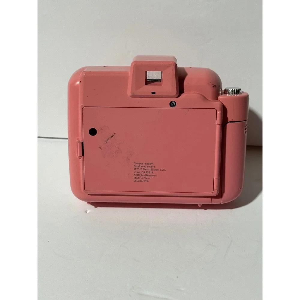 Sharper Image Instant Camera Pink 60mm Camera Untested for parts only